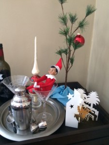 Elf on the Bar.  Photo by author.