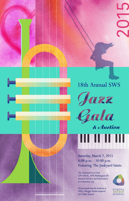 18th Annual SWS Jazz Gala and Auction poster, courtesy of SWS