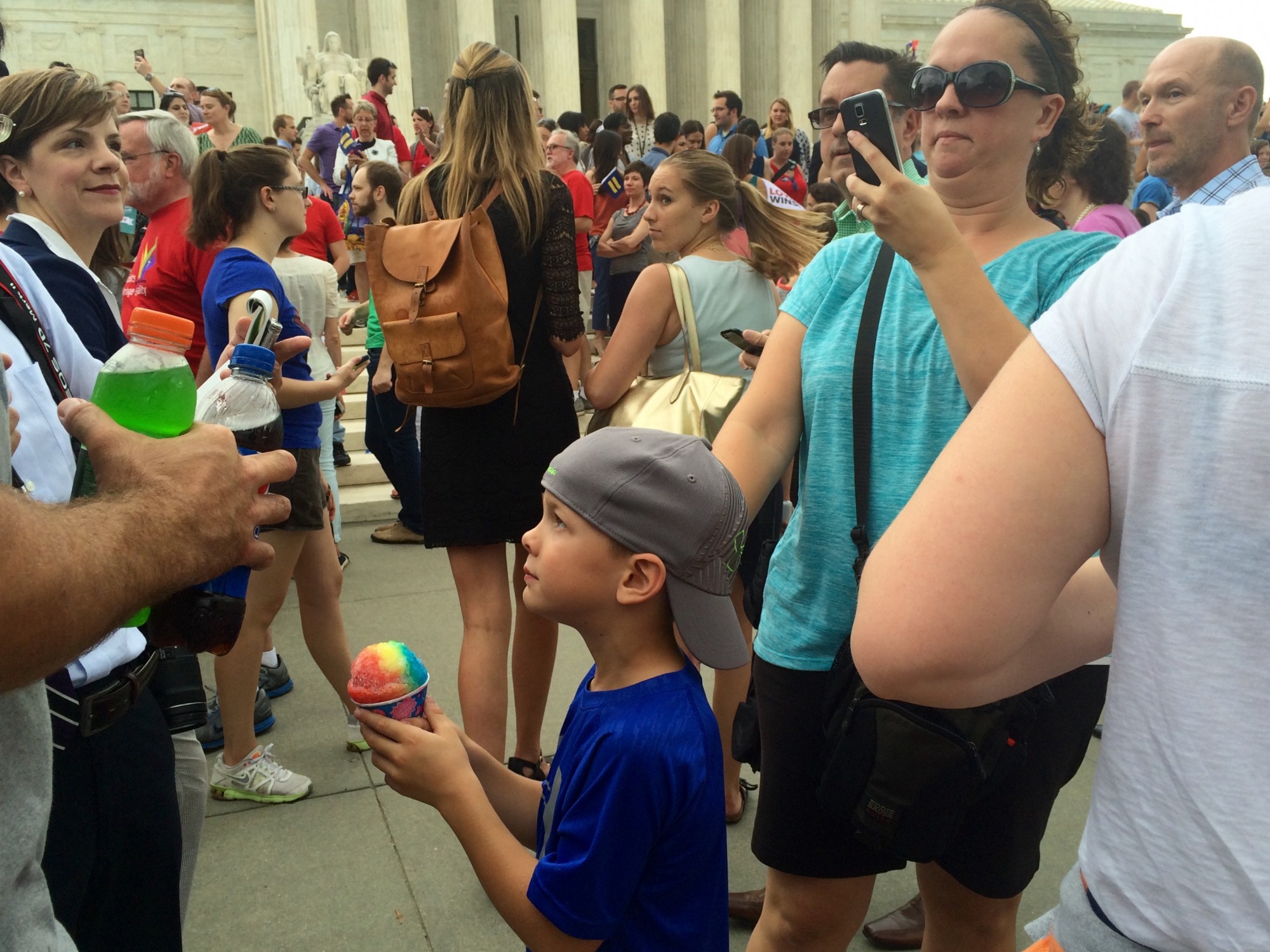 Equality snowcone. Photo by María Helena Carey