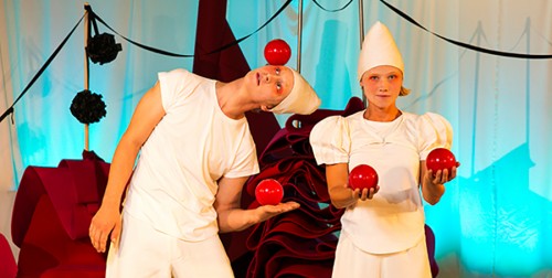 Marmalade, a performance for children ages 2-6 runs at the Atlas all weekend.
