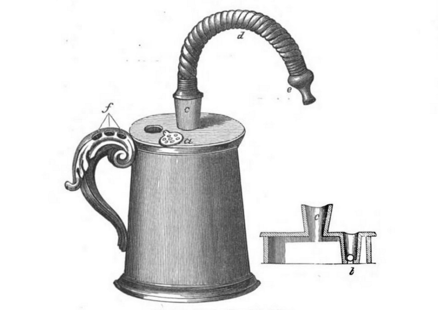 One of the items Stevenson sold at his pharmacy: A Mudge Inhaler, which allowed the sufferer to breath in hot, medicated steam. (Google books)