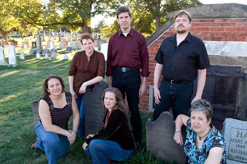 Deadmen's Hollow performs at Congressional Cemetery Saturday night.