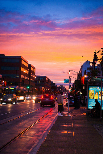 Sunset Over H Street