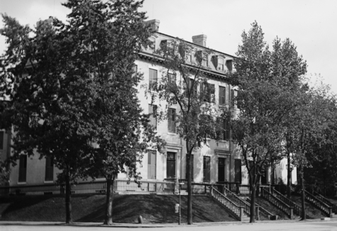 Trumbull's Row, ca 1918-1920. (Source: LOC)